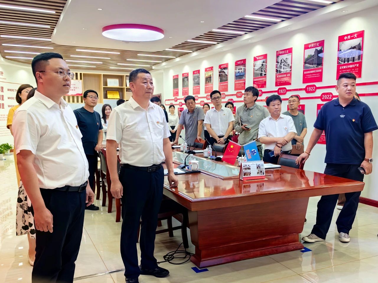 學思想 強黨性 共交流 促發(fā)展——滄縣社工部聯合海江集團舉辦慶祝建黨104周年主題活動